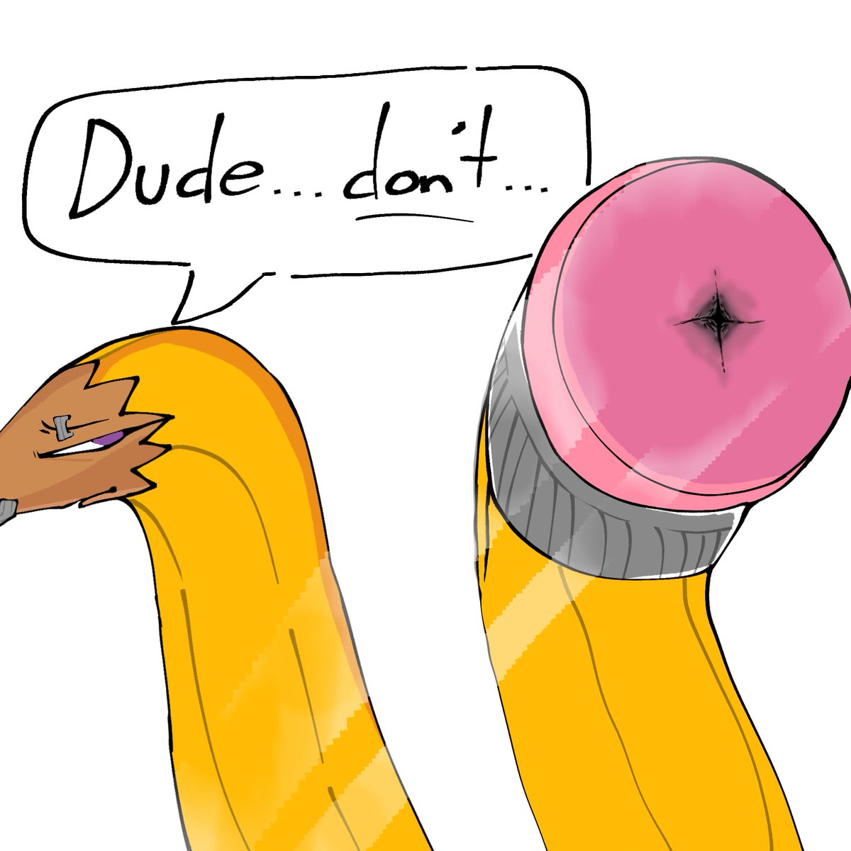 Fan art pencil thing based off the one thing @/Siegeireeno