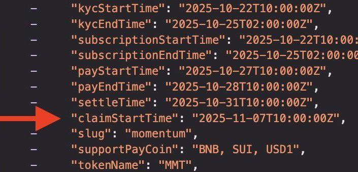 Web3Julkar's tweet photo. It seems like @MMTFinance TGE is happening very soon

Based on the API data claim starting on Nov 7 2025 at 10:00 AM UTC

We might see the $MMT TGE around that time https://t.co/nJEKb8CeUO