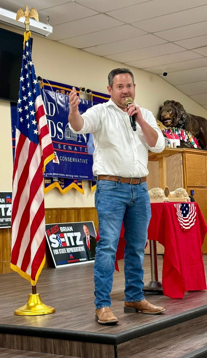 brad_hudson_'s tweet image. Thank to the almost 100 people who attended our fundraiser last night in Branson! 

I appreciate @RepSeitz156 for helping promote the event &amp;amp; I’m thankful to Rep. Whaley for participating in an impromptu legislative Q&amp;amp;A with us. 

It’s an honor to serve as your Senator! #moleg