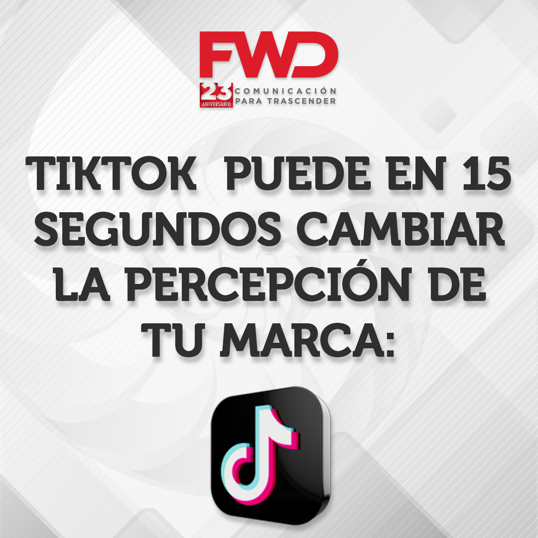 FWDconsultores's tweet image. TikTok no es solo bailes, es comunicación estratégica.

Las marcas que entienden eso, conectan, humanizan y generan reputación.

Más de 1,000 millones de usuarios listos para descubrir tu mensaje.

¿Tu empresa ya está ahí? 

#ReputaciónDigital #TikTokParaEmpresas…