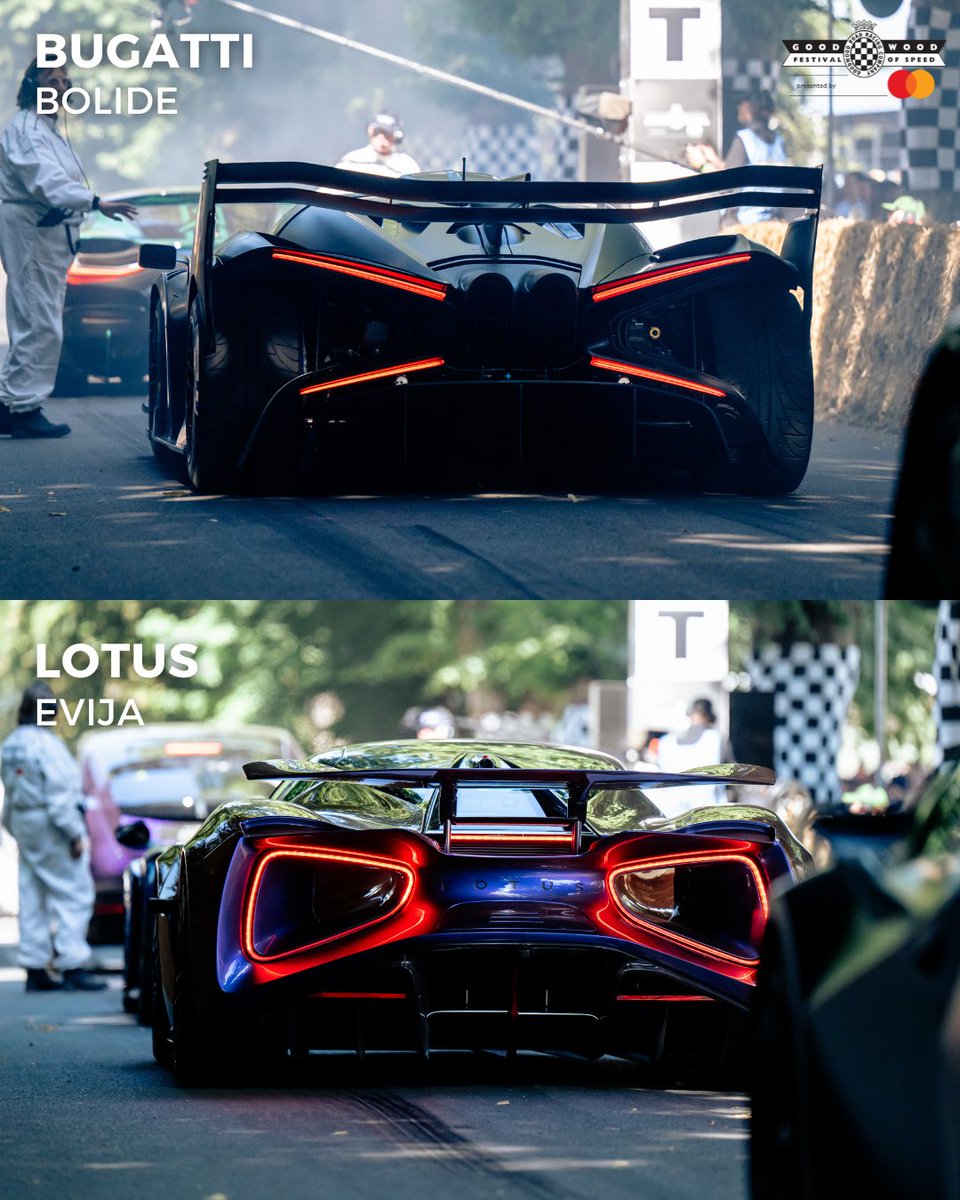 fosgoodwood's tweet image. Is it us, or are today’s hypercars more intimidating than previous years? Just look at the #Bugatti Bolide and #Lotus Evija… It’s like the final round of the #Batmobile auditions. And we’re here for it. Which hypercar are you looking forward to seeing up close and personal at