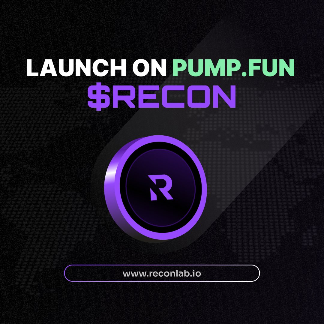 Launching $RECON
A Token built for the next generation of open-source intelligence Empower the community.

Now live on:
pump.fun/coin/A8Z4uv53e…

#OSINT #CyberSecurity #InfoSec #RECONLAB