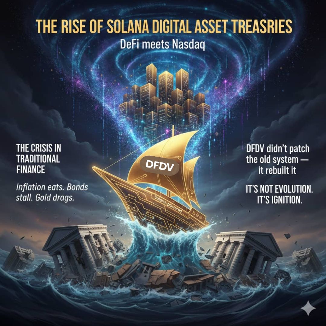 ruthyemie's tweet image. NOT ALL FINANCIAL REVOLUTIONS START ON WALL STREET, SOME BEGIN ON SOLANA

While most investors chase ETFs, a quiet revolution that merges DeFi with the legitimacy of Nasdaq is underway

This is the story of DATs and how @defidevcorp became the first of its kind to list publicly.