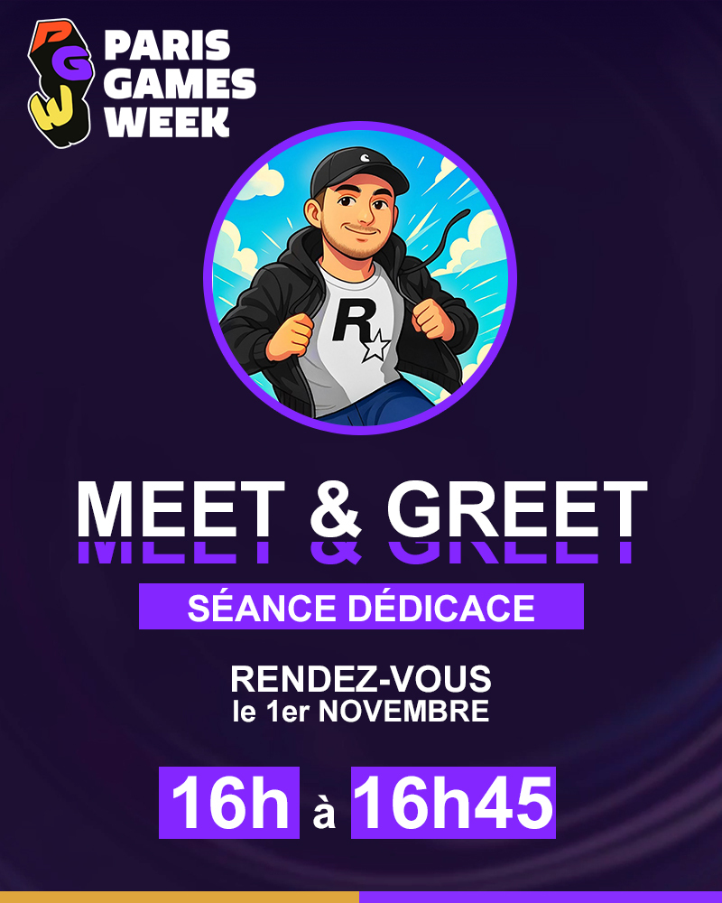 Zeasuisla's tweet image. Je vous donne rendez-vous le samedi 1er novembre de 16h à 16h45 pour un Meet & Greet organisé par la @ParisGamesWeek 
Ce sera l’occasion de venir me rencontrer, discuter un peu et prendre quelques photos ensemble 
J’ai hâte de vous voir là-bas ! 😊
🎨: @Bokuni_YT