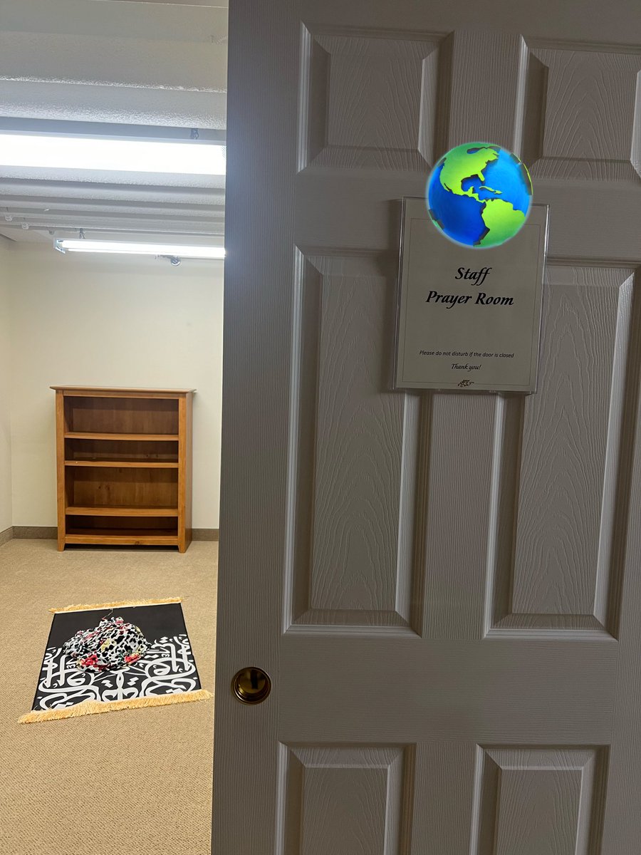 My workplace provided a really pleasant and comfortable space for us to pray.  

So stop projecting your own negative experiences onto others. Elesin meta murikan 🌚