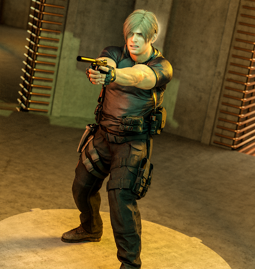 8thSD's tweet image. Kinktober day 24, Carbonite. Leon stumbles onto an Umbrella research facility and attempts to stop another wave of BOW. But the head of security is one step ahead and before he knows it, Leon's become trapped in carbonite, ready to line their walls.