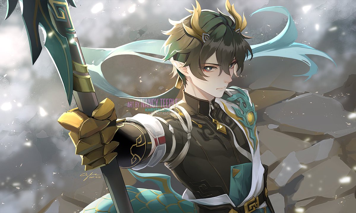 avedral's tweet image. Permansor Terrae 🐉

#HonkaiStarRail #hsrcreators #HSRFanart #DanHengPT