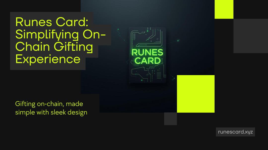 Runes_Card's tweet image. So in case you’ve been seeing Runes Card everywhere on your timeline, let’s clear things up.
Here’s what Runes Card really is, and why the builders are hot on it 
🧵👇