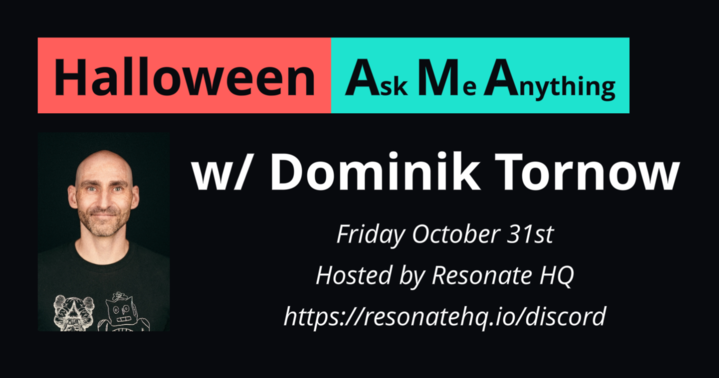 resonatehqio's tweet photo. 🎃 Spooky Systems Season 🎃

Don't let your distributed systems haunt you forever. Our CEO @DominikTornow is hosting an AMA on Halloween.

 Join us on our discord on Friday 10/31 10 am PST https://t.co/U3oe5fr4gv