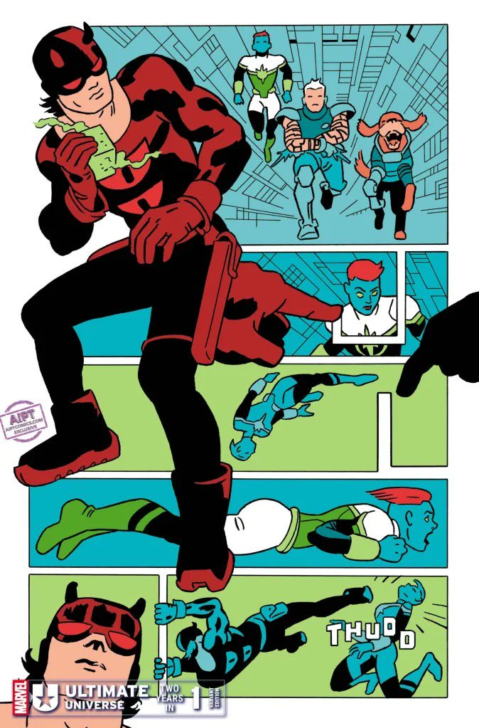 Pues qué queréis que os diga, yo aquí veo a Ultimate DD sacando una mano gigante por su tercer ojo…