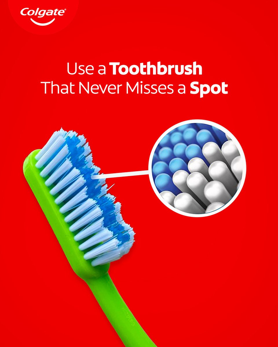 Want a toothbrush that gets the job done?
 
Colgate Double Action helps clean even the tiny spaces between your teeth and your tongue.
 
Have you tried the Colgate Double Action toothbrush yet?
 
ColgateNg OralCareEssentials