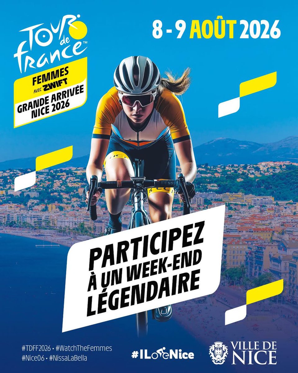 SplendidNice's tweet photo. Le Tour de France cycliste féminin arrivera à Nice les 8 et 9 aout 2026
The "Tour de France"for female cycliste will arrive in Nice August 8th and 9th 2026
#cotedazurFrance #splendidnice https://t.co/SujWtnmJHZ