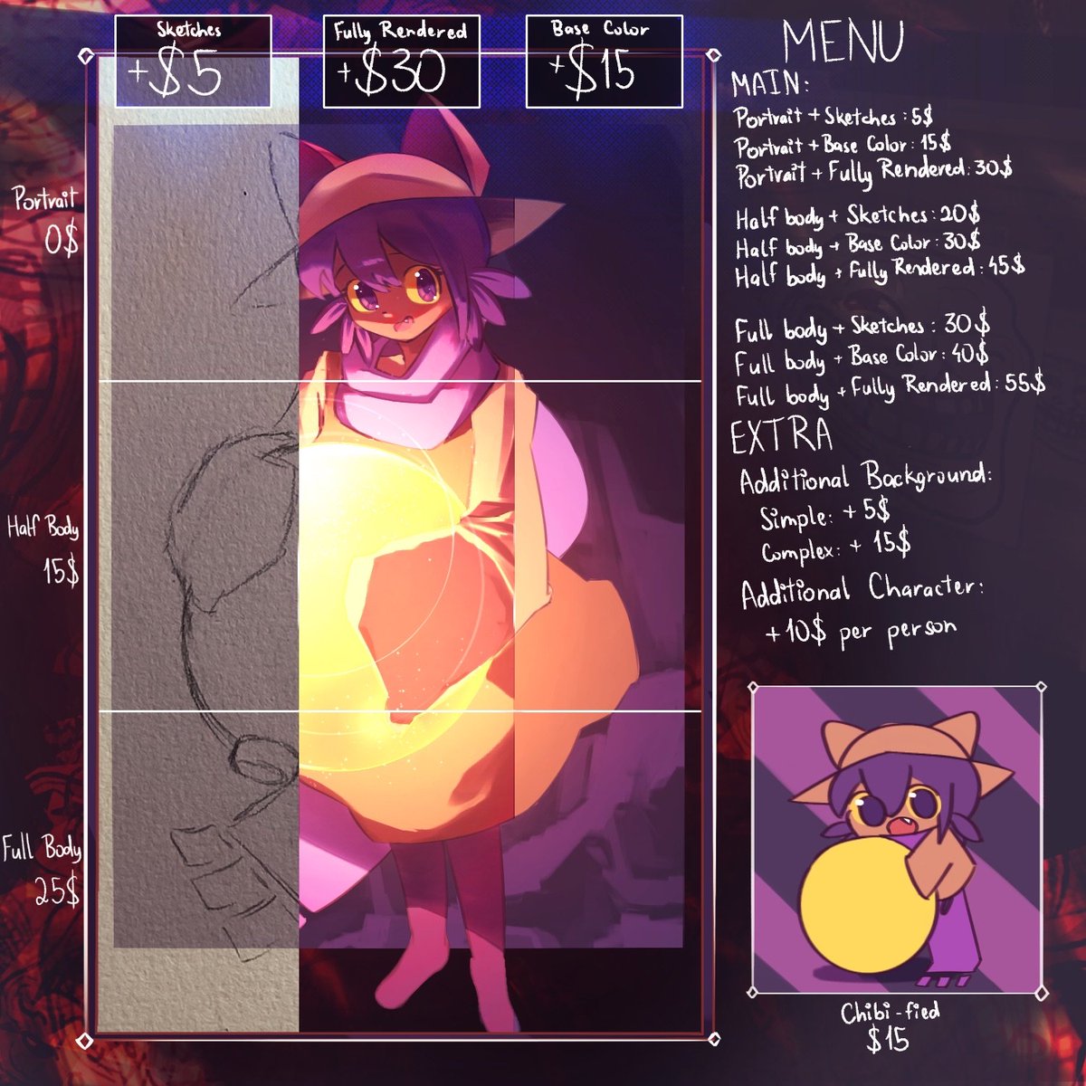 I_Hate_Calendar's tweet image. COMMISSION OPEN, IM BROKE, PLS COMMISSION ME