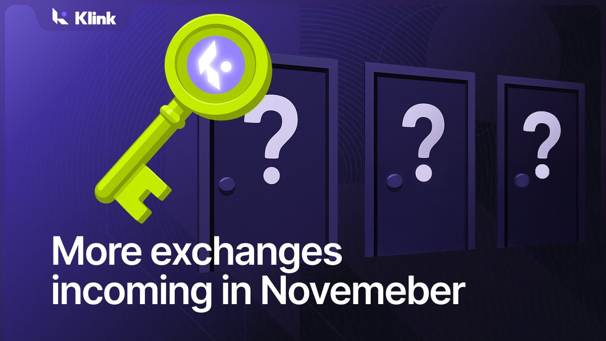 klinkfinance's tweet image. 🚨 More CEXs incoming in NOVEMBER

👀 The question isn&apos;t IF. It&apos;s how many? Drop your guess below: 1? 2? 3? MORE? 🤯 

Guess the number. Win bragging rights 🤫