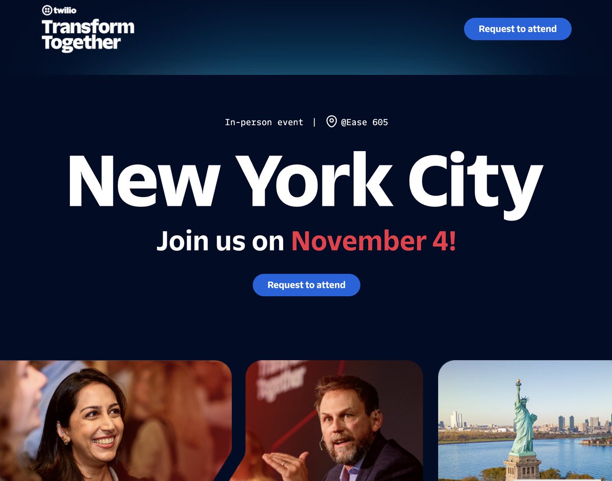 predictanalytic's tweet image. I&apos;m excited to participate at @Twilio&apos;s Transform Together in NYC on November 4! I&apos;ll be interviewed in a fireside chat on the realities of implementing #AI at enterprise scale. Hope to see you there! transformtogether.twilio.com/nyc25