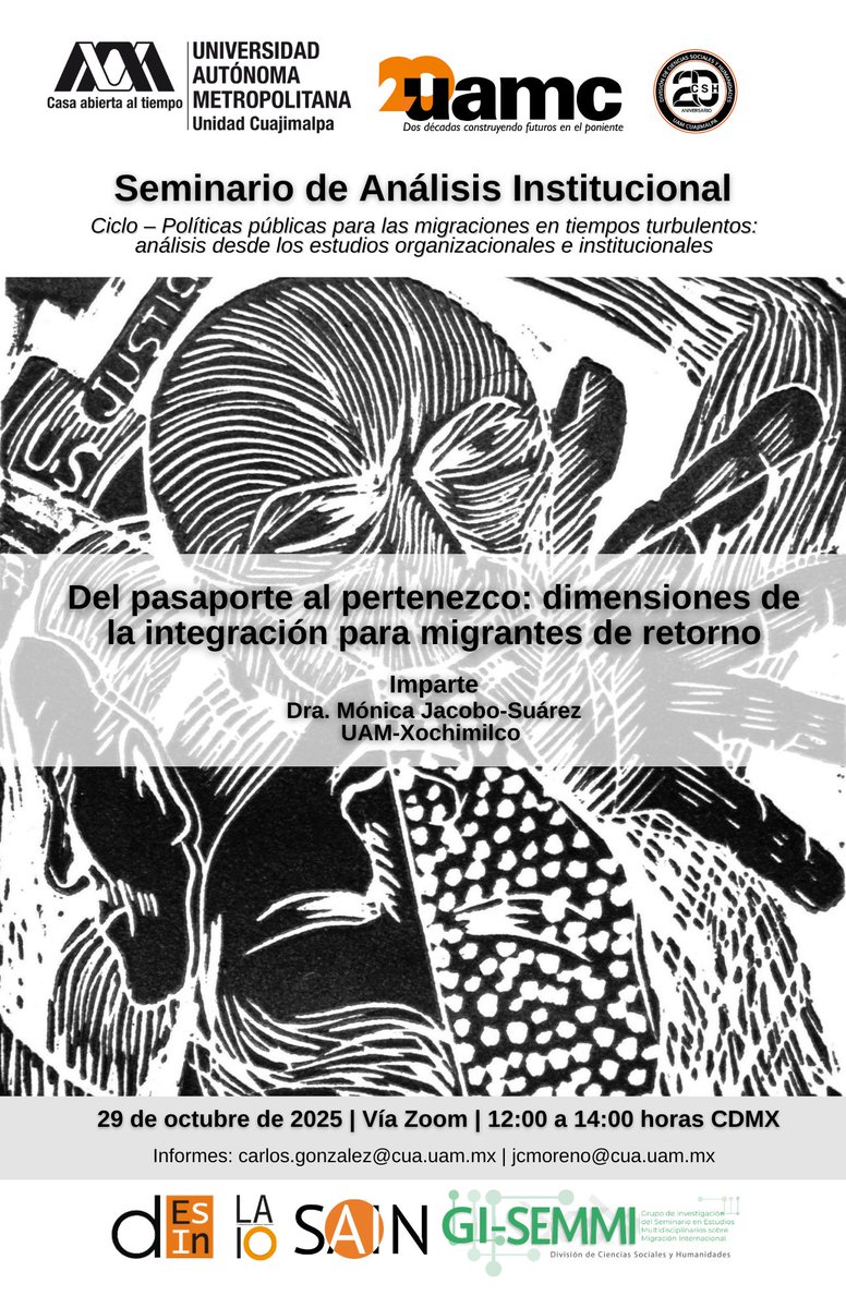 #SAIN 
<a href="/Semmi_UAM/">GI_SEMMI_UAM_C</a> 
<a href="/DTerruno_UAM/">Revista Diarios Del Terruño</a> 
<a href="/uamcuajimalpa/">UAM Cuajimalpa</a> 
<a href="/DcshUam/">DCSH UAM Cuajimalpa</a> 
<a href="/uamxoficial/">UAM Xochimilco</a>