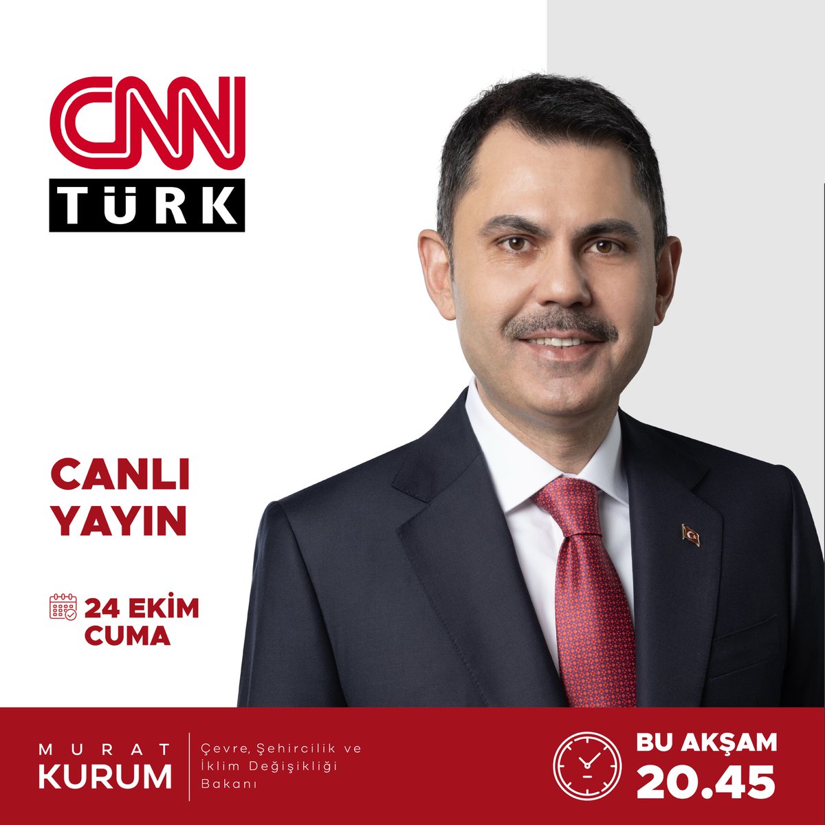 Bu akşam saat 20.45'te CNN Türk ekranlarında Yüzyılın Konut Projesi’ni anlatacağım. 

Hepinizi ekran başına bekliyorum.
