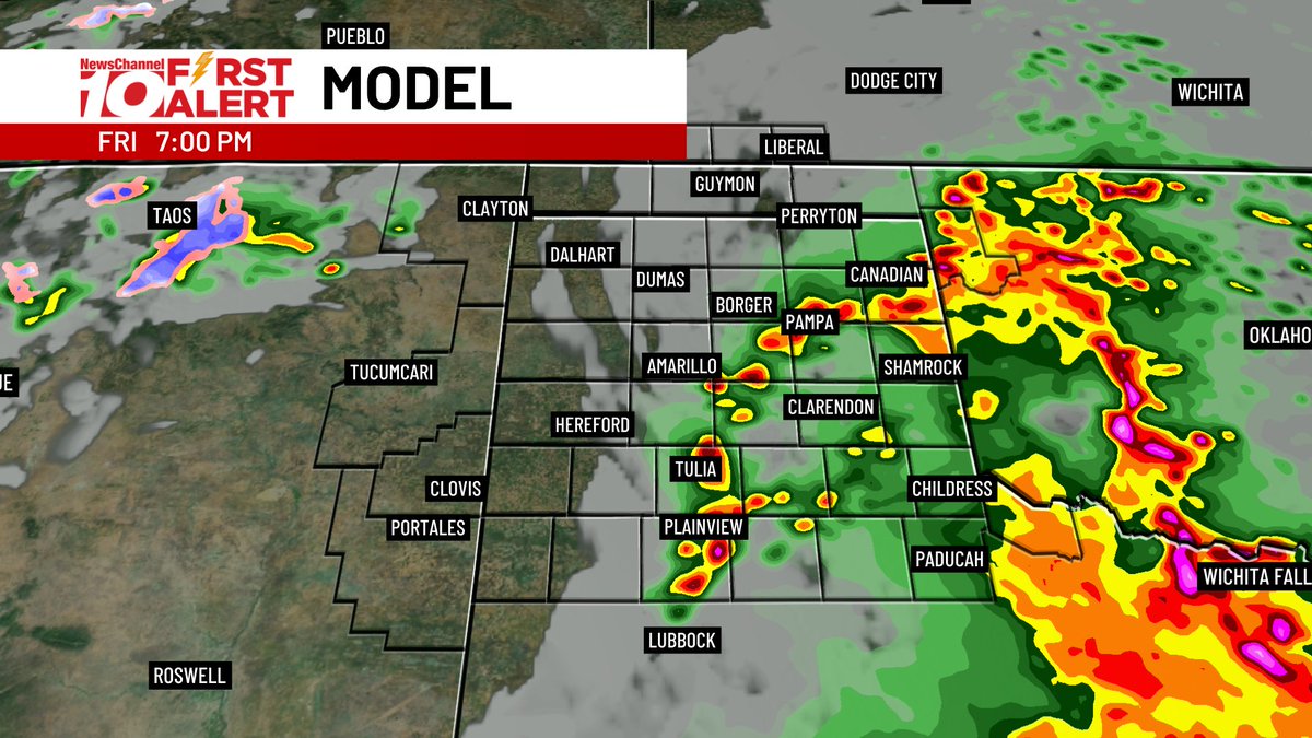 How about some late October severe weather? All threats are in play, mainly for the southeast as we head into Friday evening. Stay tuned to <a href="/NewsChannel10/">KFDA NewsChannel10</a> for the latest! #txwx #okwx