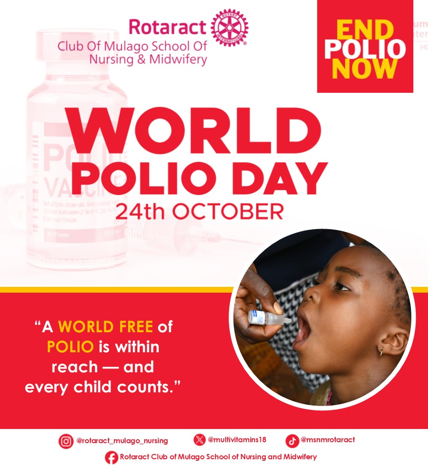 🌍💉 Together, we can end polio for good!
Every drop counts. Every child matters. 💪🏽
#WorldPolioDay #EndPolioNow #RotaractCares