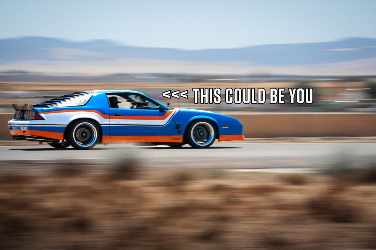 🚨 ENTER TO WIN 🚨
 
This could be you behind the wheel of this track ready, Camaro IROC-Z custom built by Donut and Ricky Stenhouse Jr.
Enter for a chance to win now via the linkinbio.

#NOSEnergy // #GetAfterIt