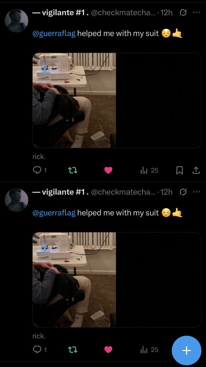 guerraflag's tweet image. guys, i think i helped vigilante with his suit.