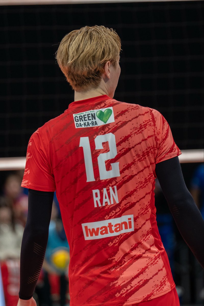 Suntory SUNBIRDS 12 RAN シャツ SUNBIRDS ユニフォーム 赤 12 RAN