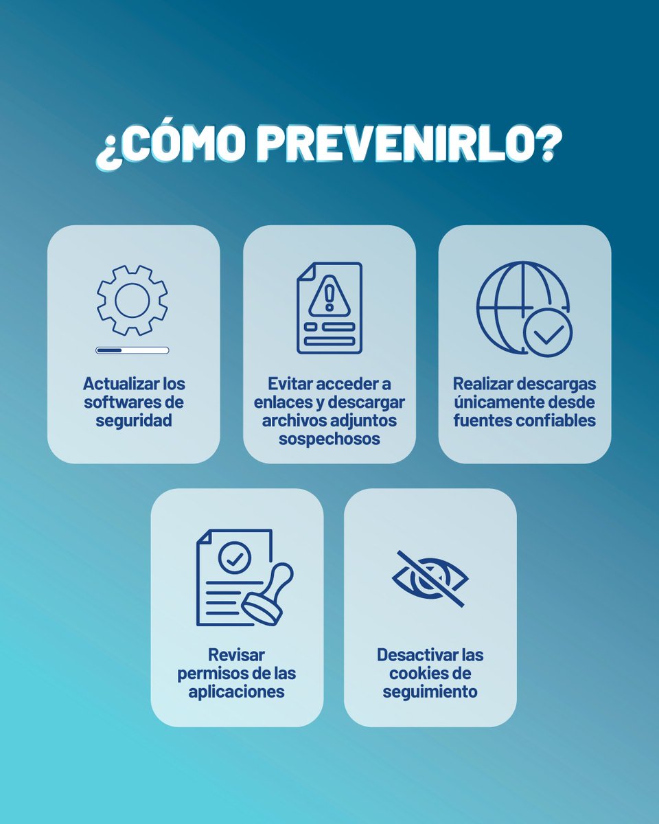 CFN_ECUADOR's tweet image. ¡Alerta con los enemigos silenciosos 🚨 ! 

A través de programas maliciosos como el #Spyware ❌, los cibercriminales recopilan información personal (correos, contraseñas, datos financieros, etcétera) y monitorean las actividades del usuario para fines ilícitos 📱💻.…