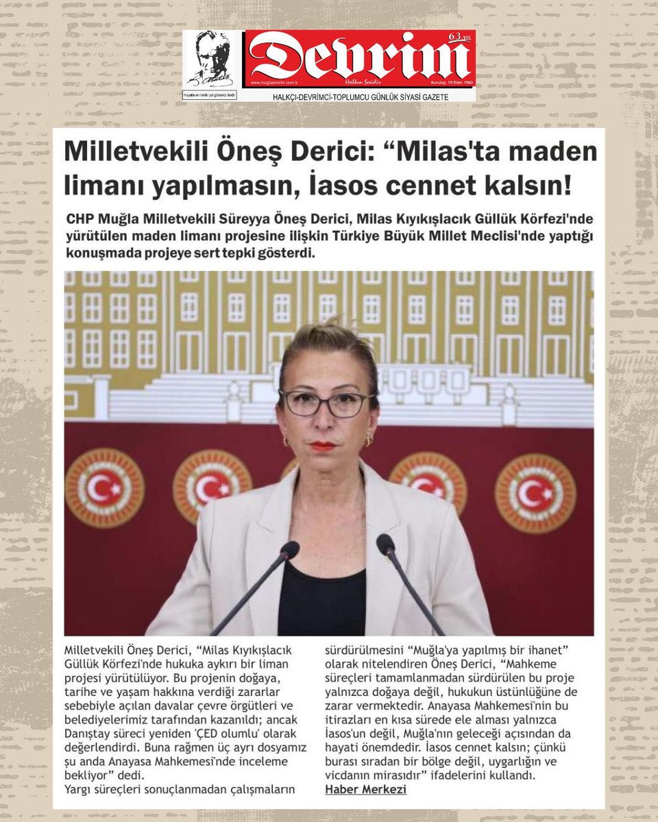 sureyyaoderici's tweet photo. Milas İasos’ta maden limanı istemiyoruz!

@MucepM @MilasBelediyesi 

#MadenLimanınaHayır #Milas #İasos #iasoscennetkalsın https://t.co/eCWEJ0zgh2