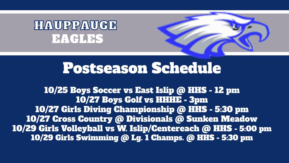 Come out to support your Eagles in Postseason Action!