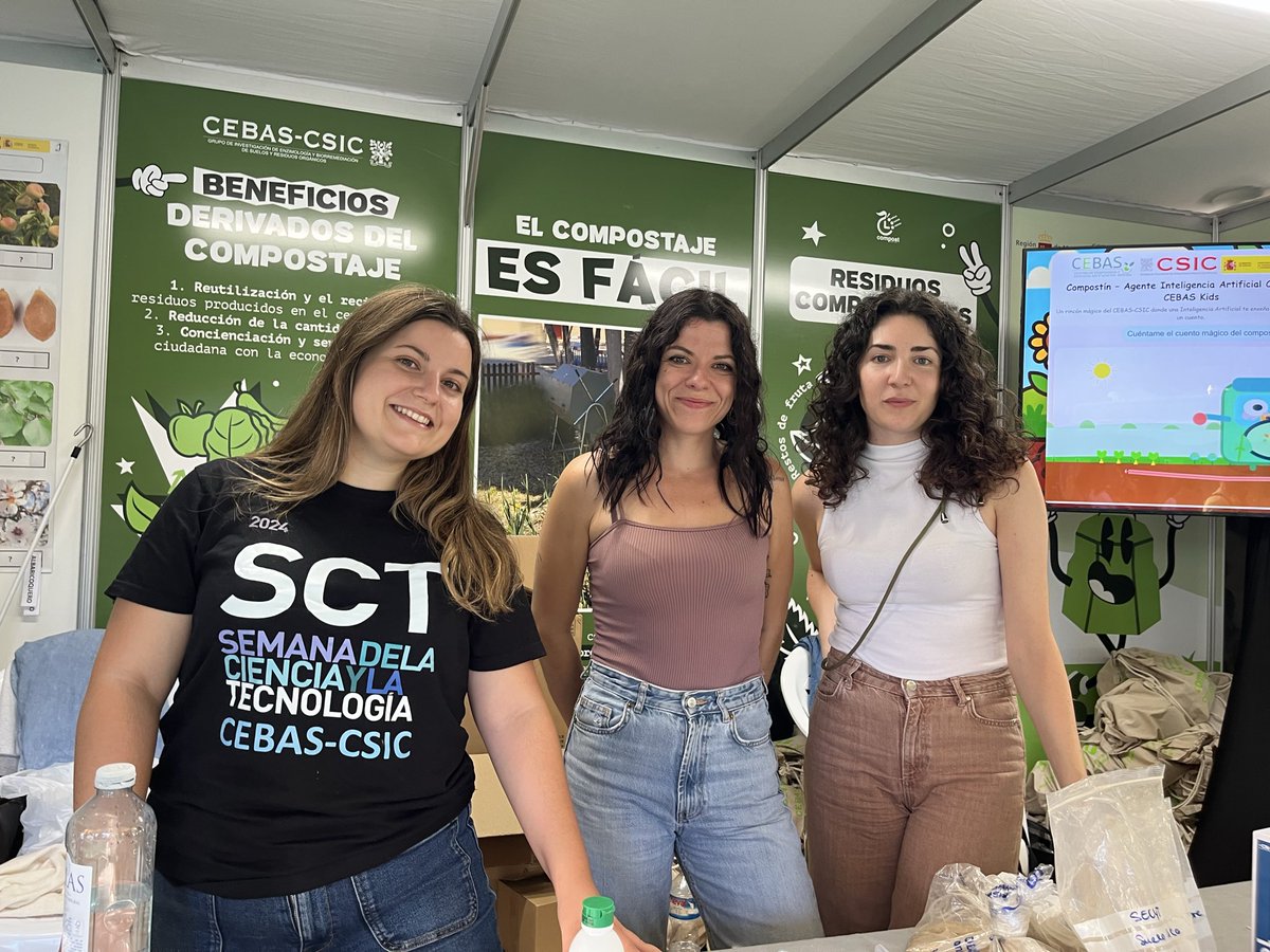 Pasa por nuestros stands 29,30,31 y 32 de #SECyT25 y descubre todos los experimentos creados por las compañeras y compañeros del #CEBAS