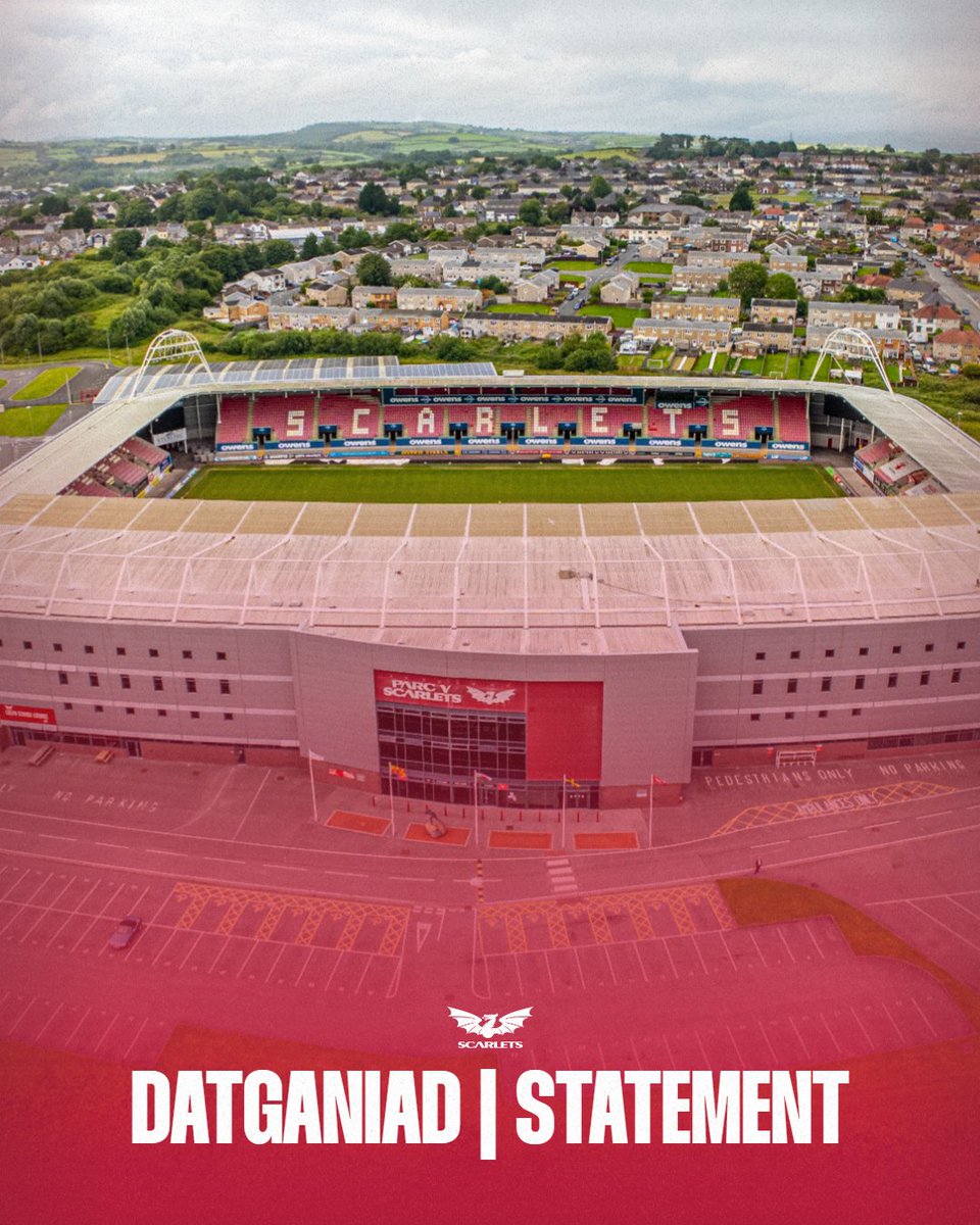 A statement from the Scarlets Board.

Datganiad gan Fwrdd y Scarlets.

scarlets.wales/article/scarle…

#YmaOHyd