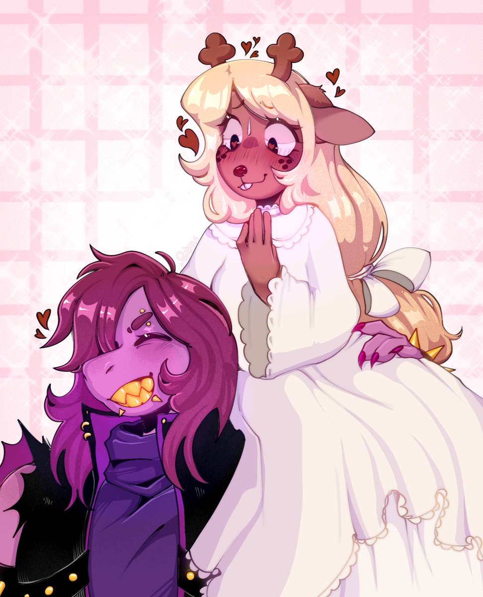 I've wanted to draw Susie and Noelle for really long time, and I got inspired today so here they are!! 💕

[ #DELTARUNE ]