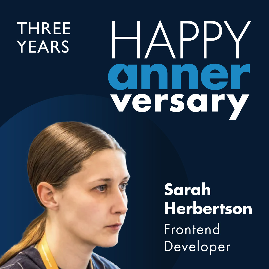 annertech's tweet image. Happy third #Annerversary to our incredible frontend developer, Sarah Herbertson! 🥳 Sarah plays a key role in ensuring our projects aren't just beautiful, but are truly accessible. We're so glad she's on Team Annertech!
#Accessibility #FrontEndDevelopment #Annertechies #WCAG