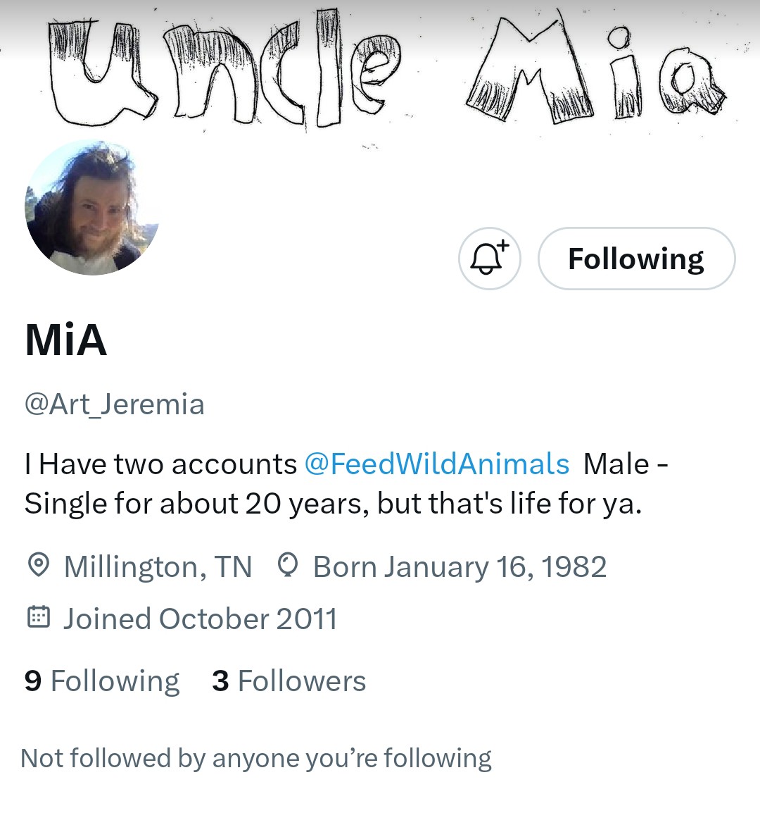 My youngest son makes AI animated videos and drawings. If you're in to this, please follow him <a href="/Art_Jeremia/">MiA</a>