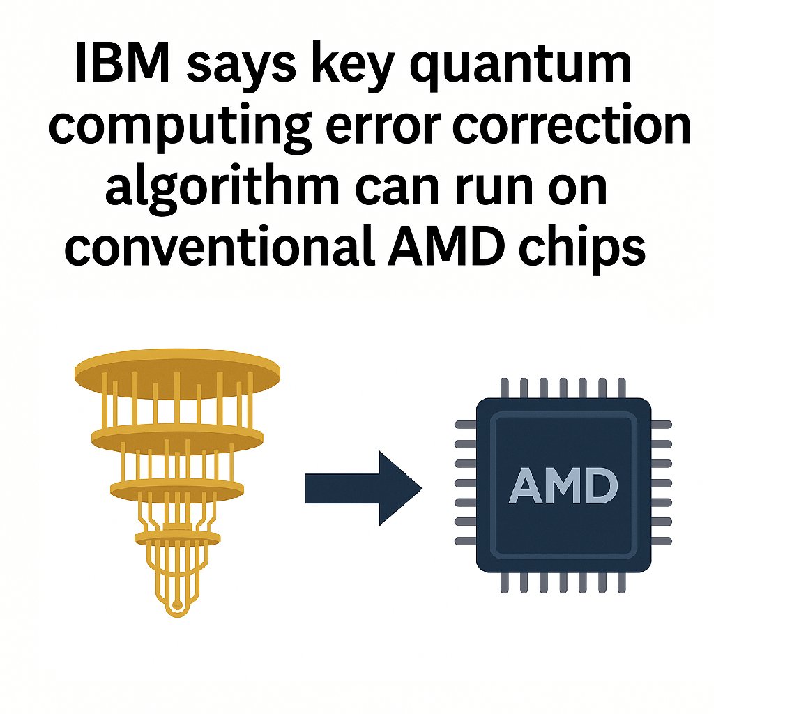 Dr_Singularity's tweet image. Just 2 days after Google, we have another big quantum computing breakthrough
IBM says one of its key quantum error correction algorithms now can run in real time on AMD FPGA (field programmable gate array) chips, no exotic hardware is needed. 
This breakthrough could make…