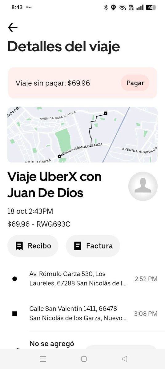 rl_jassodea's tweet photo. Cómo cuando pagas un viaje en efectivo pero el chófer no aplica el pago, ya realicé el reporte y la plataforma a fuerza me lo quiere cobrar!! 🙄 @Uber_MEX https://t.co/egTmgA1Z9f
