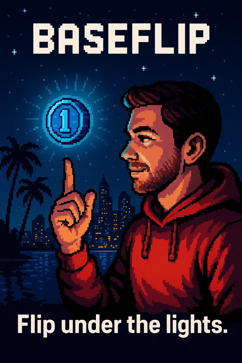 JWSellstheBlock's tweet photo. Flip under the lights. 🌴💡
The edge hits different when the skyline is glowing.
#baseflip #base #prefi
https://t.co/16rJdt9zch https://t.co/saLejO9Ytt