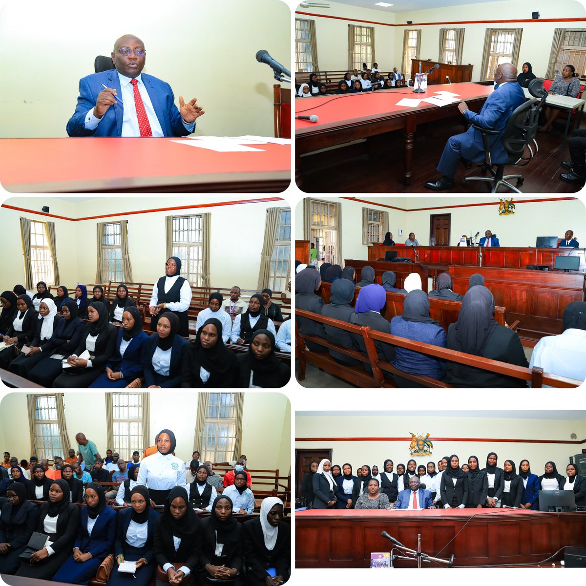 More than 20 Law students from the Islamic University in Uganda (IUIU), Kabojja Campus, yesterday visited the High Court Criminal Division on a study tour aimed at deepening their understanding of criminal justice processes. The students, led by their lecturer Ms. Khadijjah