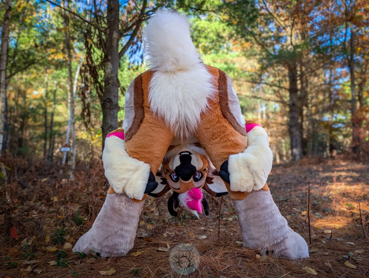 Another deer finished up! Meet Theo! He's my first plantigrade suit in a hot minute. Got another one I'm wrapping up right after this guy too! 

Did my best to model him but I'm quite a bit shorter! Excited to see how he looks on his owner.