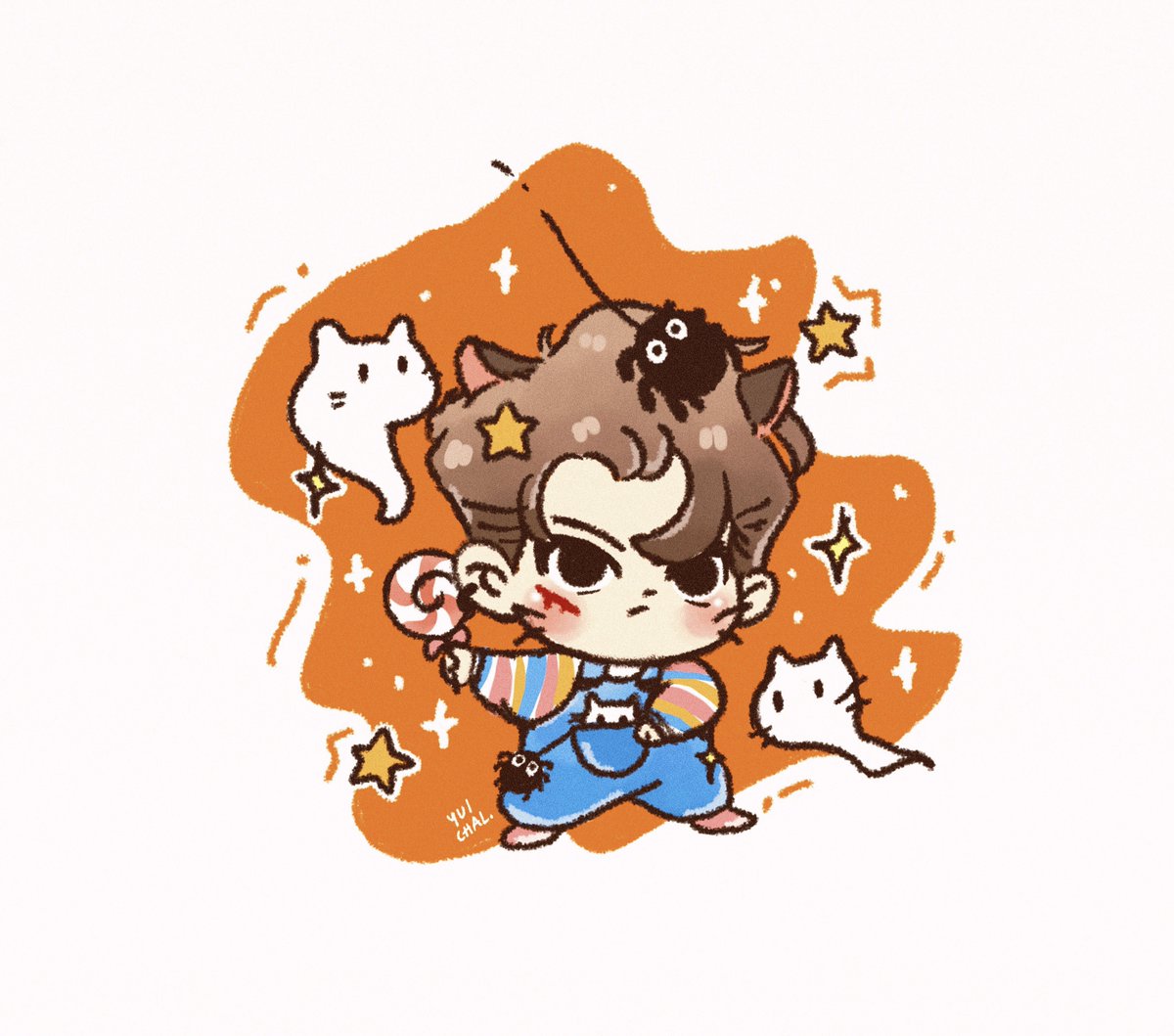 yuichal1's tweet photo. Boo~! 👻

#SiamHalloween2025xNONT
#SiamHalloween2025 
#NONTTANONT https://t.co/lrMRaZvUoN