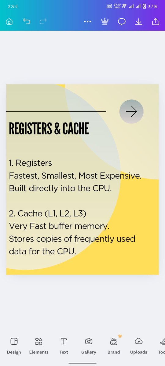 ecelearn05's tweet image. From registers and cache to RAM and ROM — here’s a quick look at the foundation of the Memory Hierarchy 🧠
📖 See the full post with complete explanation on Instagram 👇
🔗instagram.com/ecelearn?igsh=…

#MemoryDevices #ComputerOrganization #ECE #EngineeringConcepts #ElectronicsBasics