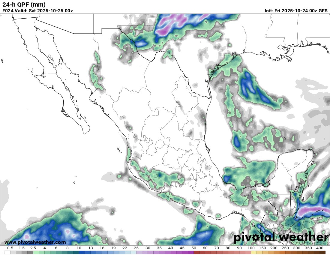 Para el día de hoy 24 de octubre se esperan 
nuevamente lluvias en las costas y zonas montañosas del estado

Para el interior de #Jalisco se espera combinación de sol y nubes y alta radiación solar

Recomendamos tomar precauciones por las temperaturas y radiación solar