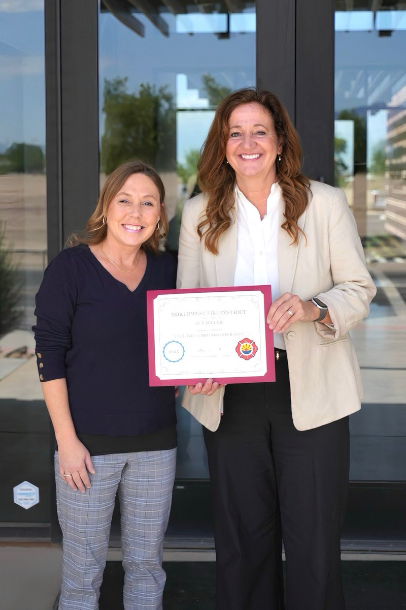 Human Resources Generalist Sue Miller was recognized with an Employee Commendation Ribbon for her outstanding dedication to supporting the District's retirees and soon-to-retire personnel. Through her compassion and tireless efforts, Sue has made a lasting impact on the lives of