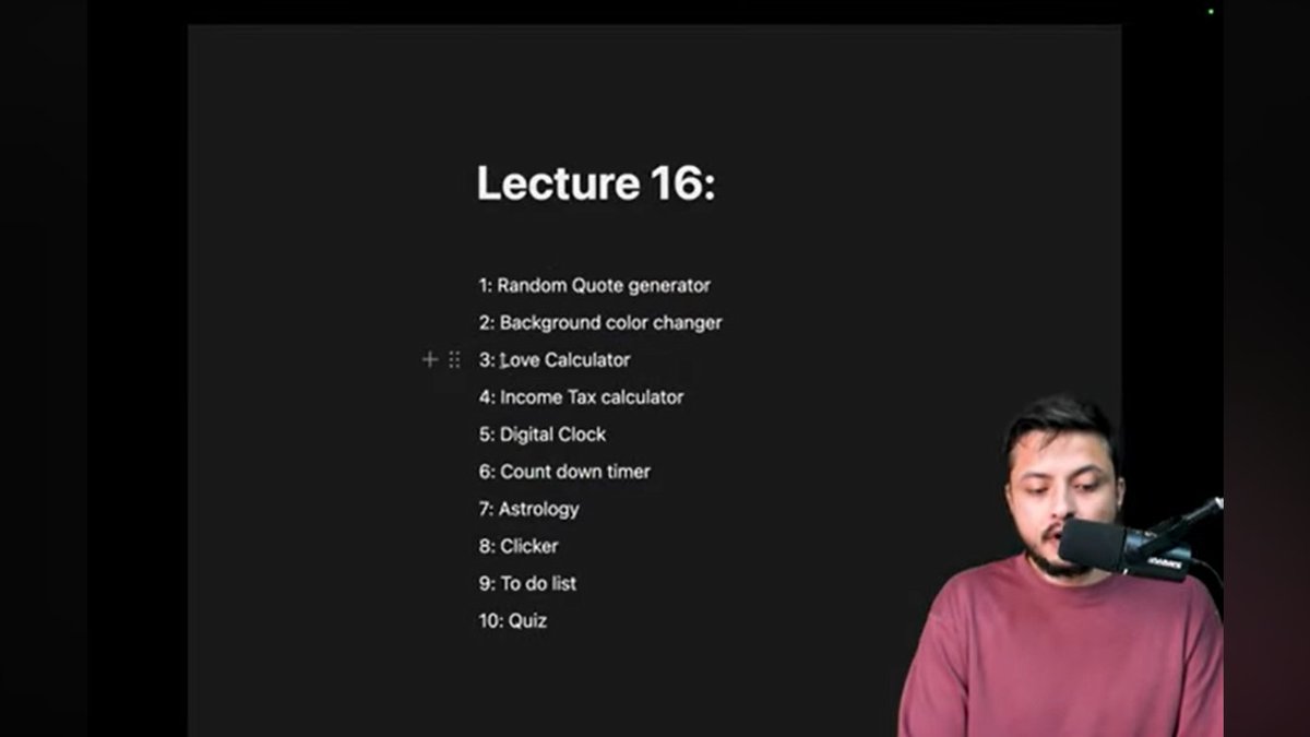 yashanshhhraj's tweet image. Day 54 of my Confident Development Journey with @rohit_negi9 Bhaiya.

What I did today:
1. 3/10 JS Projects done.
2. &apos;preventDefault()&apos; Property.

#WebDev #TechTwitter #CodeSnippet #programming