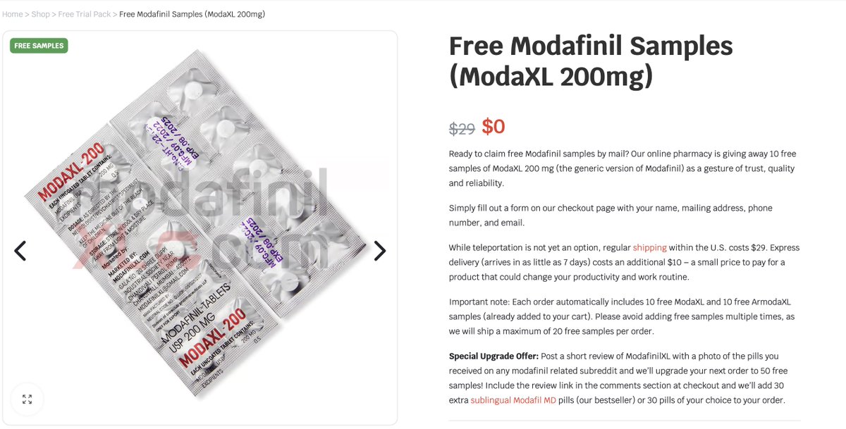BasedBiohacker's tweet image. just added a new heavy hitter modafinil/armodafinil vendor to the verified vendors list. they're where i made my first ever purchase for modafinil a few years back. 
i was reluctant to add due to higher prices than the current vendor (still in the list) but this pushed me over…
