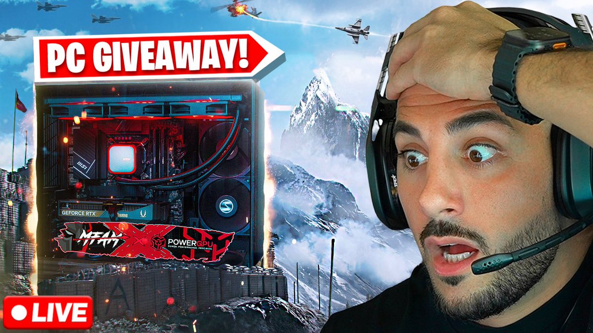 Nickmercs (@nickmercs) on Twitter photo Ladies & Gentleman, I only got one question⦠WHO WANTS A FREE PC?? š
DO NOT miss the stream today! Weāre givinā away a fully custom MFAM PC! Shoutout to our partner <a href="/PowerGPU/">PowerGPU</a> š! LETāS ROLL!
youtube.com/live/X9t-Sf2lQā¦
Twitch.Tv/Nickmercs | #PowerGPUPartner Ladies & Gentleman, I only got one question⦠WHO WANTS A FREE PC?? š
DO NOT miss the stream today! Weāre givinā away a fully custom MFAM PC! Shoutout to our partner <a href="/PowerGPU/">PowerGPU</a> š! LETāS ROLL!
youtube.com/live/X9t-Sf2lQā¦
Twitch.Tv/Nickmercs | #PowerGPUPartner