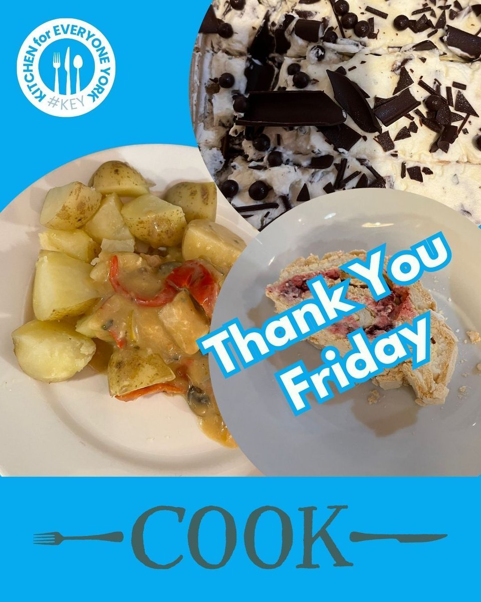 🌟 Friday Thank You! 🌟

A big thank you to COOK for generously donating some truly delicious meals this week — including their amazing Chicken Alexander and desserts! 🍗🍰

#ThankYou #CommunitySupport #Gratitude #COOK