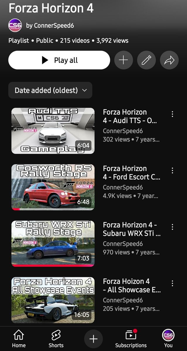 Man, the community seriously took #FH4 for granted. Some of the best times of my life during that run... My first 4 videos released from FH4. Hay day!
<a href="/ForzaHorizon/">Forza Horizon</a>