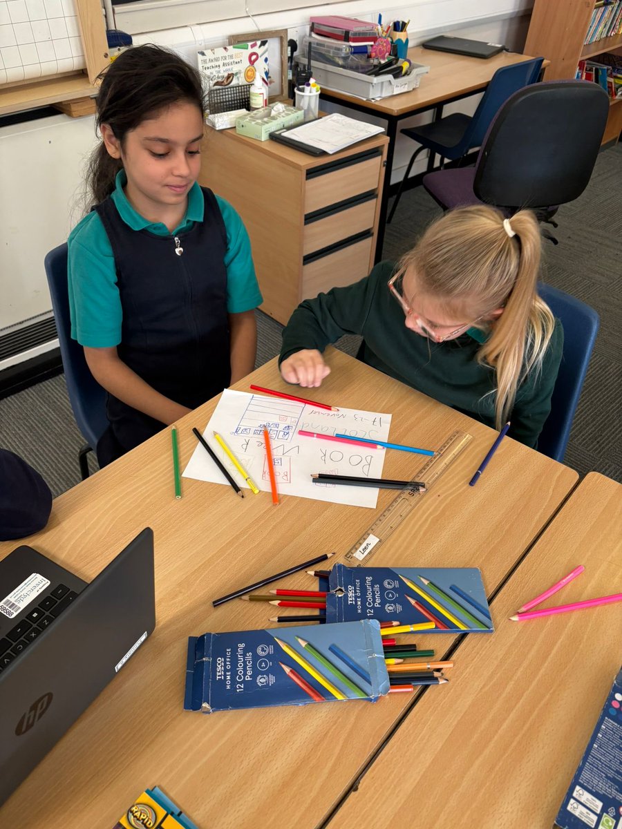 The Literacy and Reading pupil voice group were working hard today deciding how to celebrate Scottish Book Week!