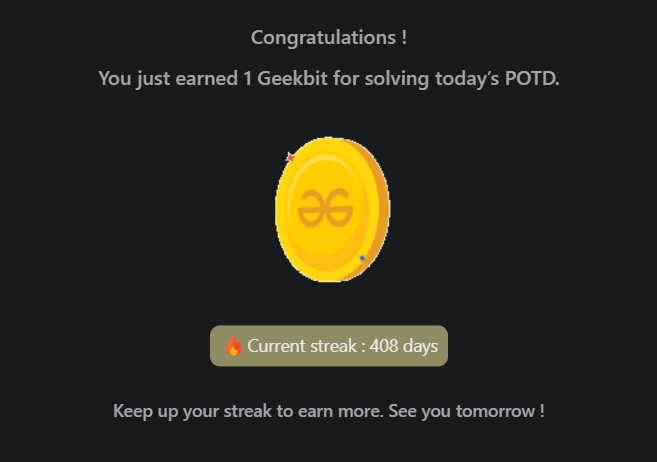 SumitKumar9128's tweet image. 🔥 Day 408 of #geekstreak2025
✅ GFG POTD: Split Array Subsequences
🧠 Used two hashmaps one to track remaining counts and another to manage sequence endings.
greedily extended existing subsequences or started new ones when possible
#dsa #java #hashmap #greedy #geekstreak2025